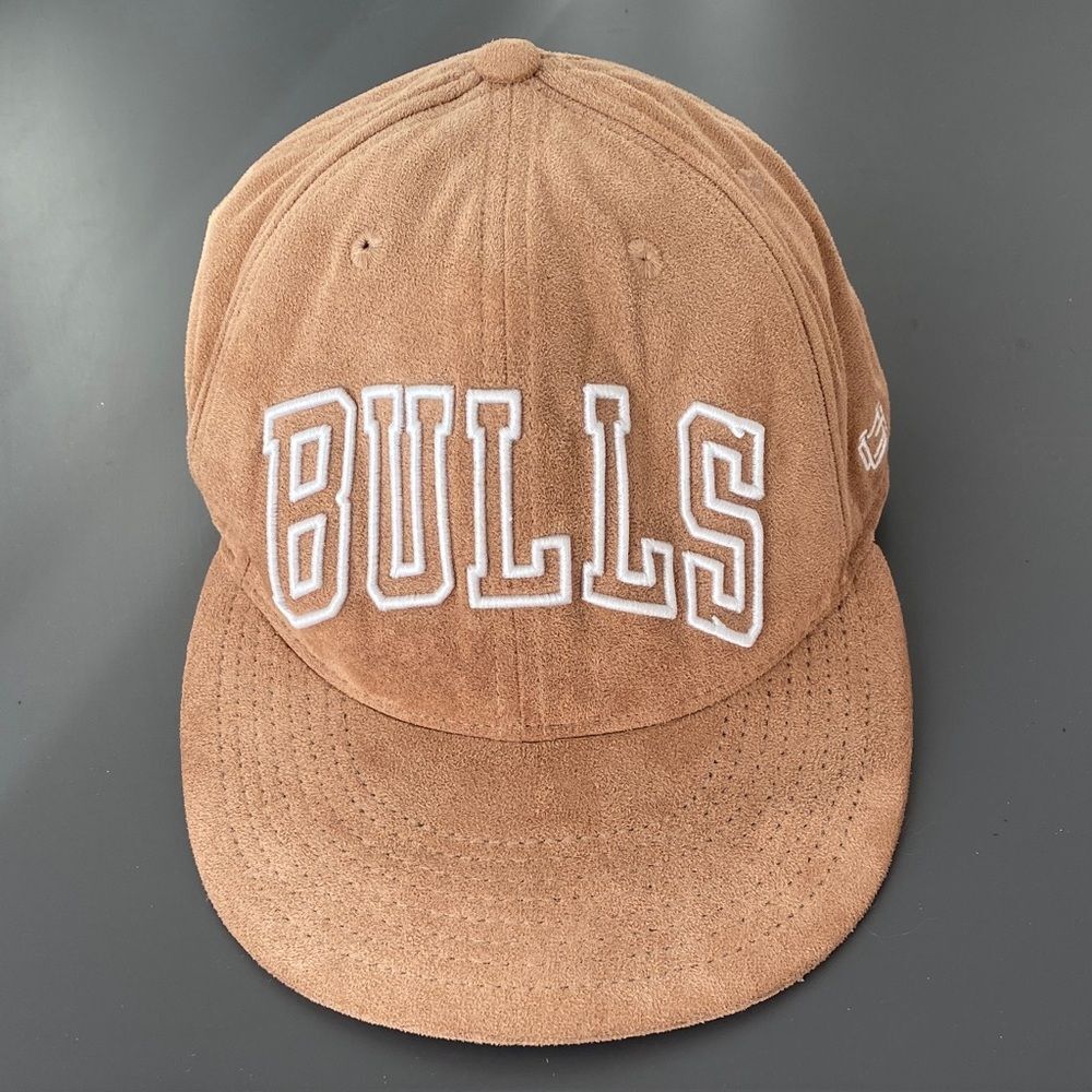 NBA Chicago Bulls Ultra Game Official Sport Adjustable Cap Hat Brown White Logos